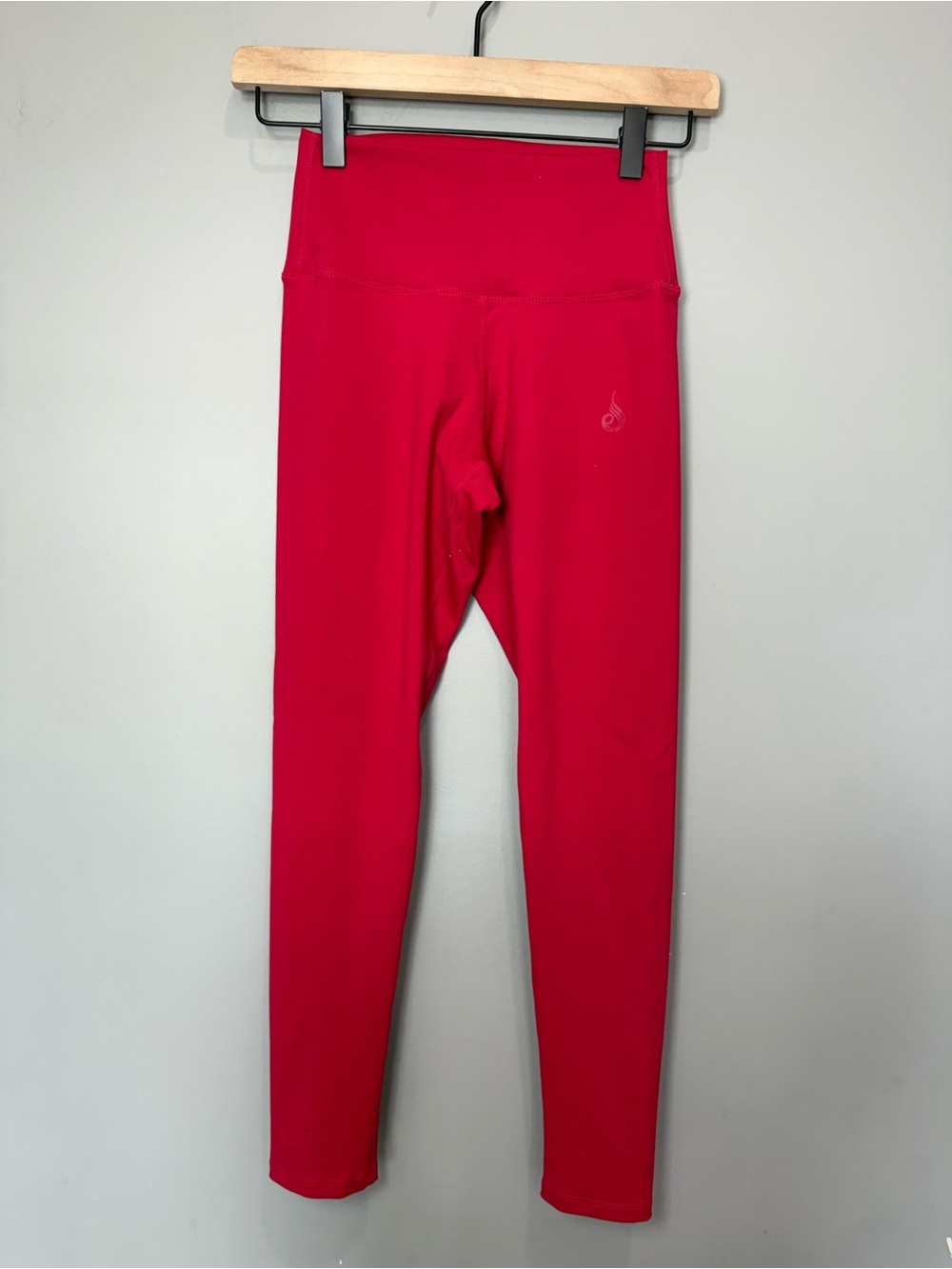 Ryderwear Red High Rise 7/8 Leggings Gym Workout Activewear No Size Tag